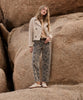 Ashton High Rise Wide Leg Barrel, Exclusive in Tan/Brown