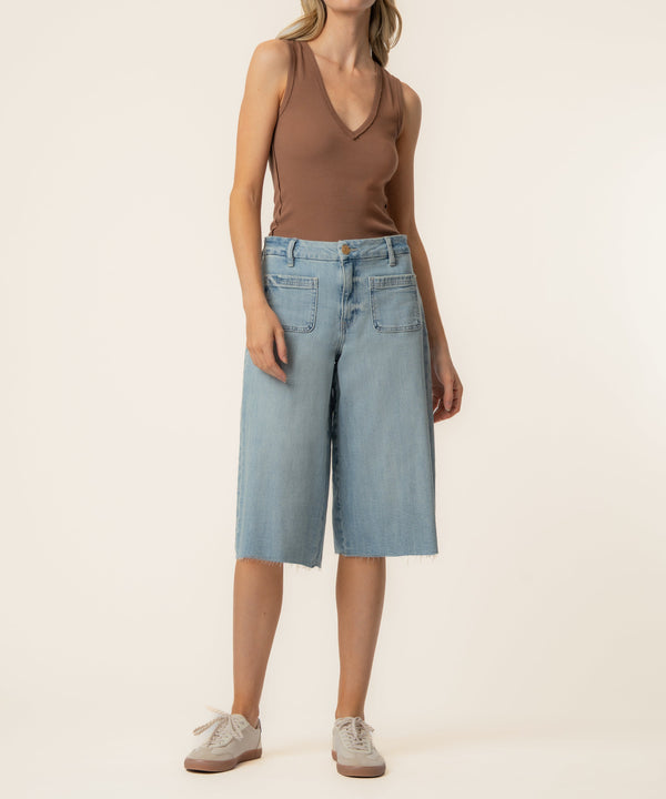 Mandy High Rise Bermuda, Exclusive in Education Wash