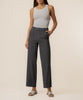 Topaz Linen Wide Leg in Charcoal
