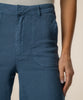 Topaz Linen Wide Leg in Coastal Blue