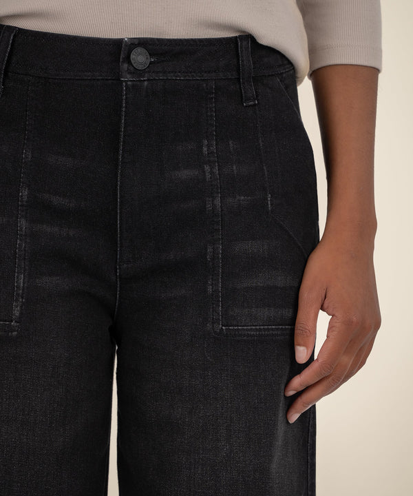 Ashton Wide Leg Barrel in Grinning Wash