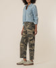 Ashton High Rise Wide Leg Barrel, Exclusive in Olive