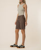 Hailey High Rise Bermuda Short, Exclusive in Chocolate