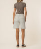 Hailey High Rise Bermuda Short, Exclusive in Ecru