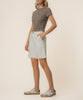 Hailey High Rise Bermuda Short, Exclusive in Ecru