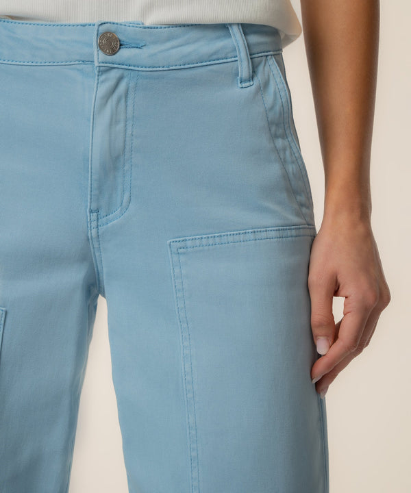 Charlotte High Rise Wide Leg in Powder Blue