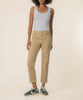 Camry High Rise Crop Pant in Cashew