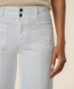 Charlotte High Rise Straight Leg in White
