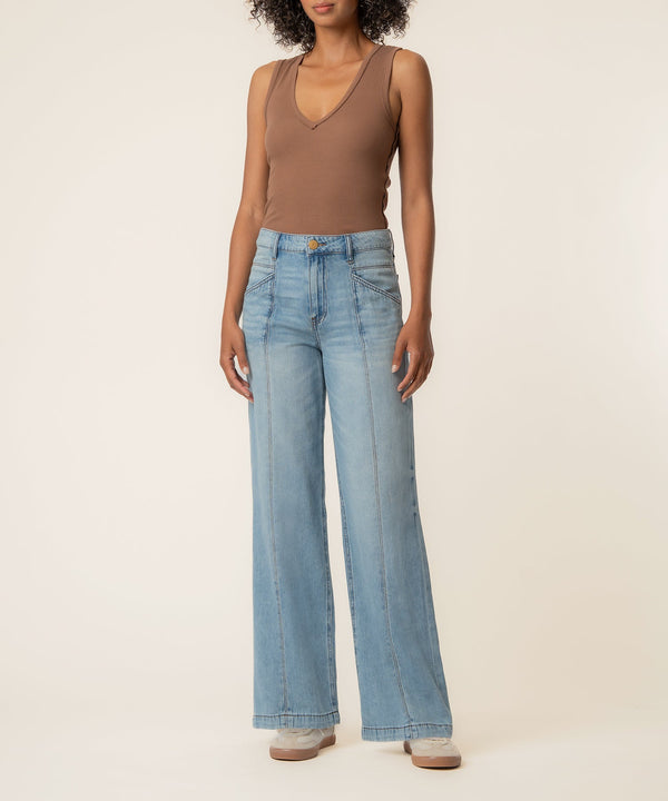 Jodi High Rise Wide Leg, Exclusive in Core Wash