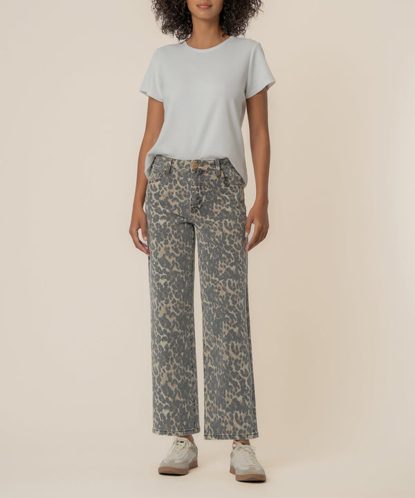Charlotte High Rise Wide Leg, Exclusive in Tan/Brown