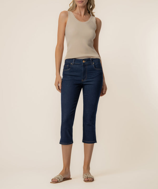 Gigi High Rise Capri, Exclusive in Sketch Wash