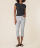 Gigi High Rise Capri, Exclusive in Optic White