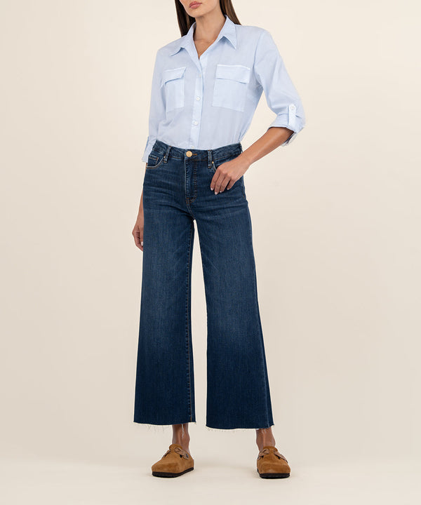 Meg High Rise Wide Leg in Exhibited Wash
