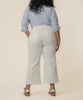 Meg High Rise Wide Leg, Plus in Ecru