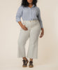 Meg High Rise Wide Leg, Plus in Ecru