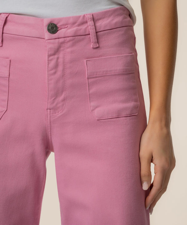 Meg High Rise Wide Leg in Cupcake