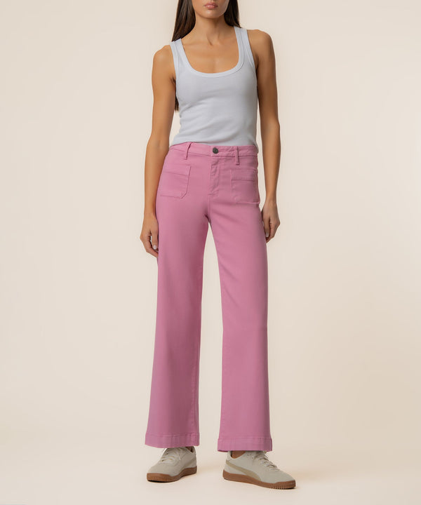 Meg High Rise Wide Leg in Cupcake