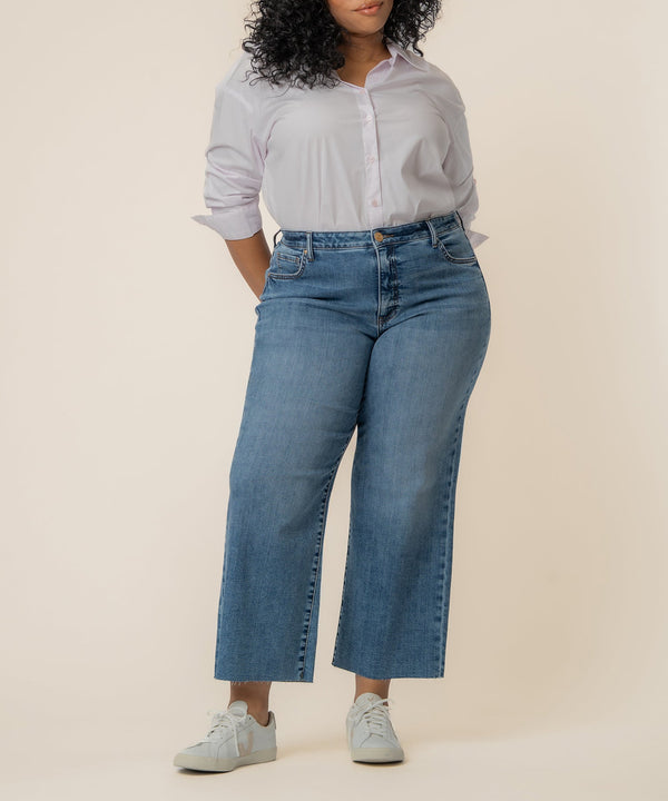 Charlotte High Rise Wide Leg, Plus in Star Wash