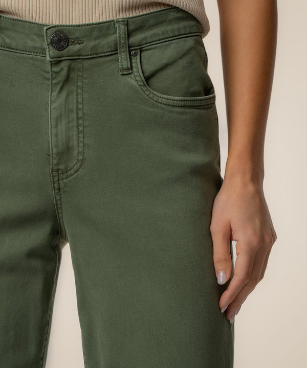 Charlotte High Rise Wide Leg in Seaweed
