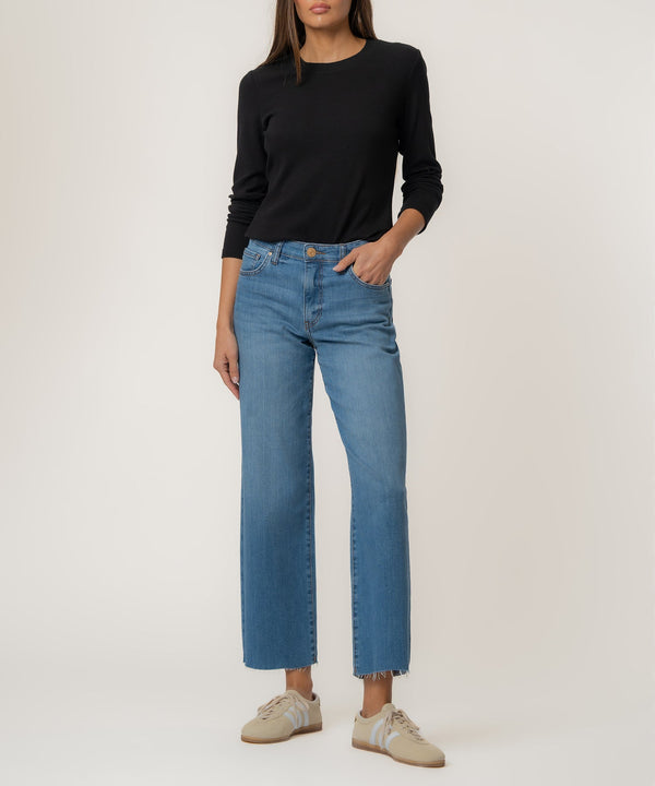 Charlotte High Rise Wide Leg in Soaring Wash