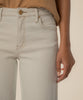 Charlotte High Rise Wide Leg, Petite in Ecru