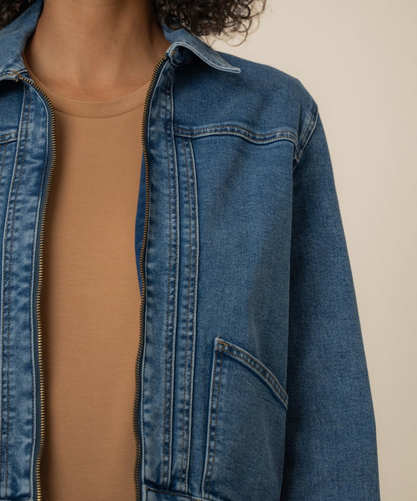 Genevieve Denim Jacket in Admiring Wash