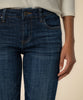 Amy Crop Straight Leg in Acknowledging Wash