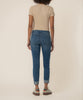 Amy Mid Rise Crop Straight, Petite in Deserving Wash