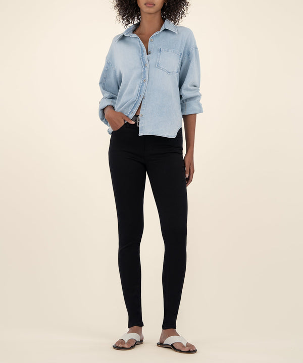 Mia High Rise Slim Fit Skinny in Black