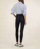 Donna High Rise Ankle Skinny in Black