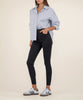 Donna High Rise Ankle Skinny in Black