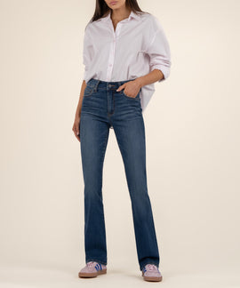 Natalie High Rise Bootcut in Allied Wash