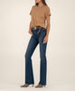 Natalie High Rise Bootcut, Long Inseam in Zen Wash