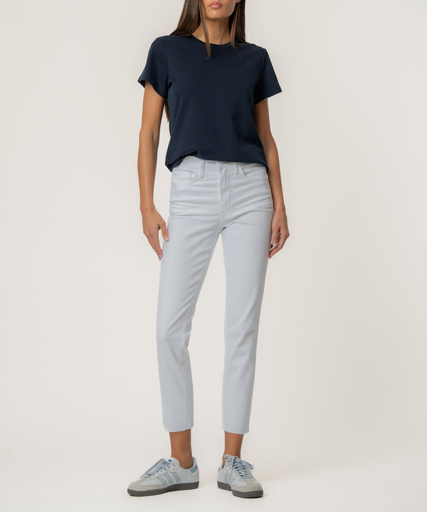 Rachael High Rise Mom Jean in Optic White