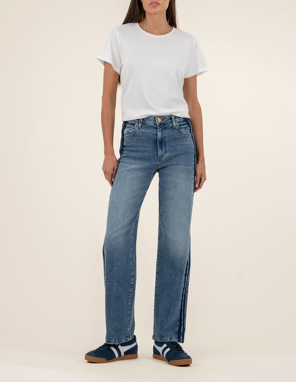 Sienna High Rise Straight Leg, Exclusive in Snazzy Wash