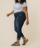 Amy Mid Rise Crop Straight, Plus in Acknowledging Wash