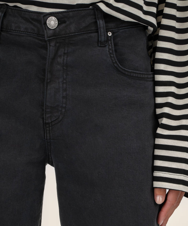 Ashley High Rise Slouchy Barrel Straight Leg, Exclusive in Black