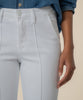 Stella High Rise Flare in Optic White
