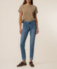 Amy Crop Straight Leg in Attractive Wash