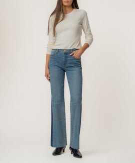 Lulu High Rise Bootcut Leg, Exclusive in Wild Wash