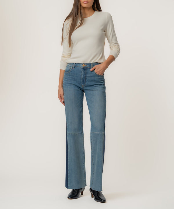 Lulu High Rise Bootcut Leg, Exclusive in Wild Wash
