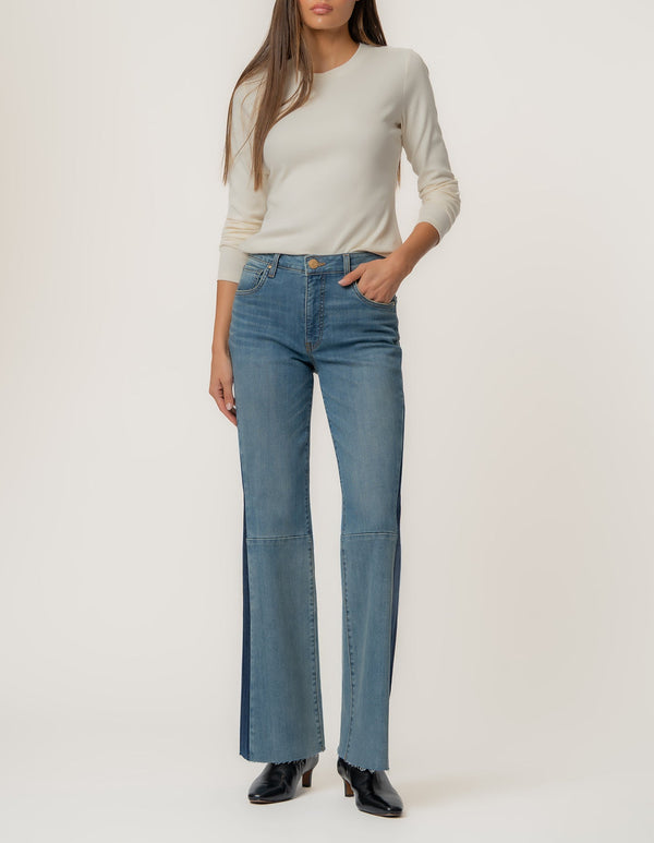Lulu High Rise Bootcut Leg, Exclusive in Wild Wash