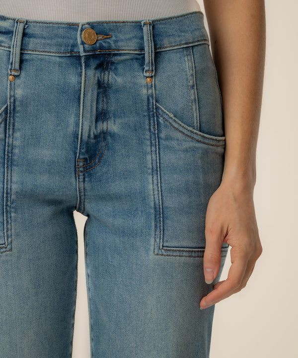 Avery High Rise Straight Leg in Splendid Wash