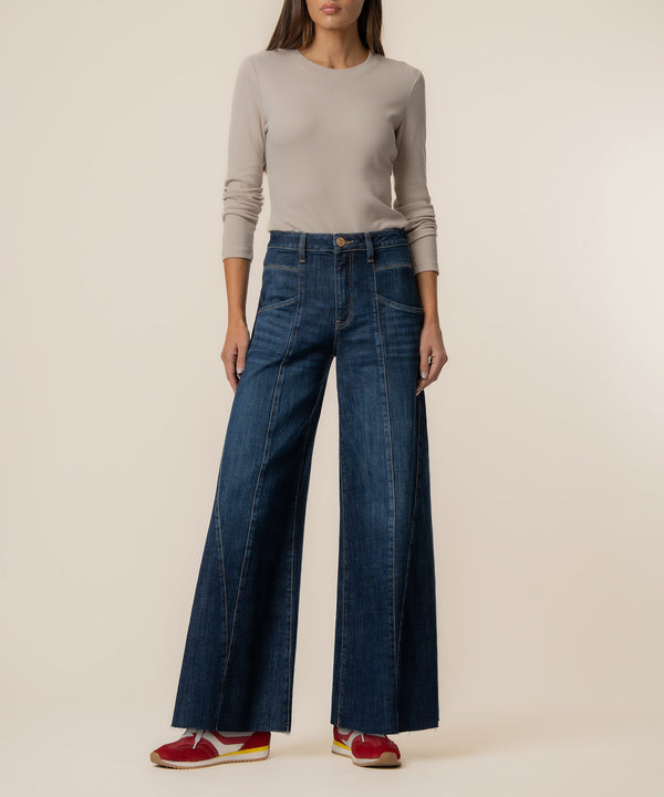 Blake High Rise Super Wide Leg, Exclusive in Jovial Wash