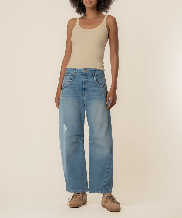 Ashlyn Baggy Barrel Leg, Exclusive in Liberty Wash