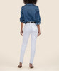 Diana Mid Rise Relaxed Fit Skinny in Optic White