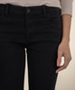 Catherine Mid Rise Boyfriend in Black