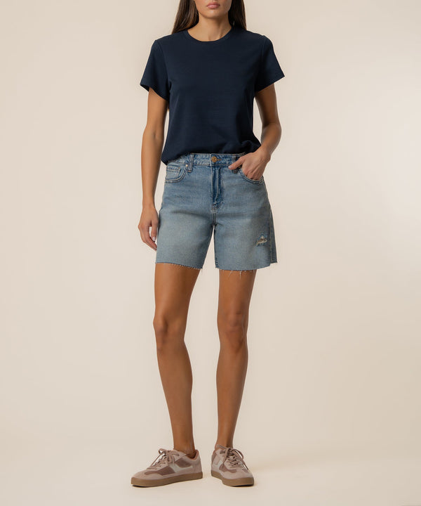Hailey High Rise Short in Bliss Base