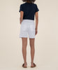 Holly High Rise Bermuda Short in Optic White