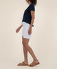Holly High Rise Bermuda Short in Optic White